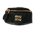 Miu Miu Wristlet Pouch, &pound;295, Accessories, Black, Leather, Front view